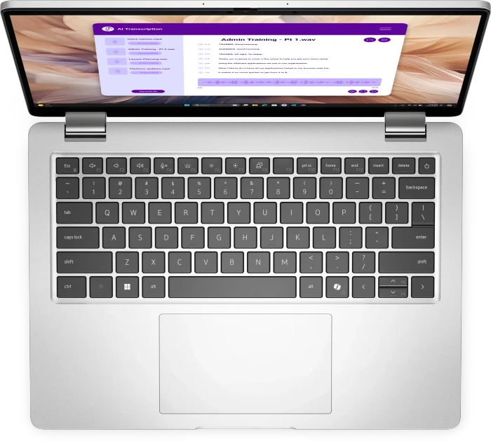 Dell Pro 14 Plus 2-in-1 PB14250, grau, Core Ultra 5 236V, 16GB RAM, 512GB SSD, DE