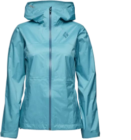 Black Diamond Treeline Rain Shell Funktionsjacke coastal blue (Damen)