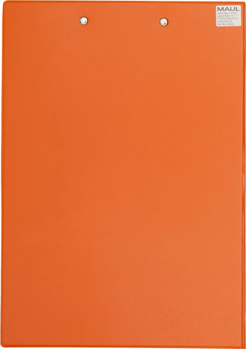 Maul Klemmbrettmappe mit Folienüberzug, A4, orange