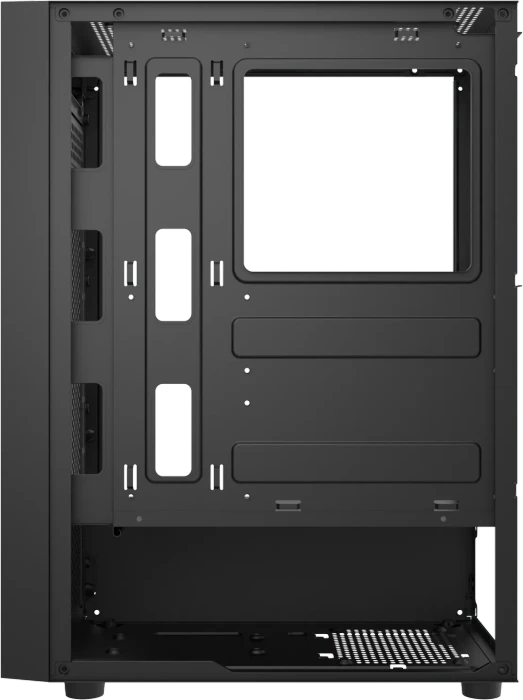 DarkFlash A290 Black, Glasfenster