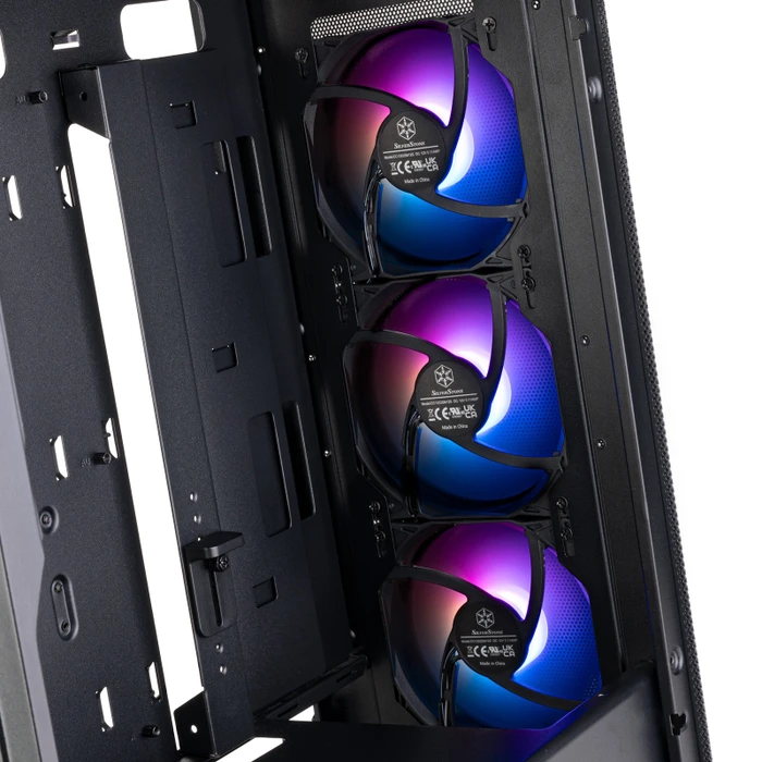SilverStone Fara 514X, schwarz, Glasfenster