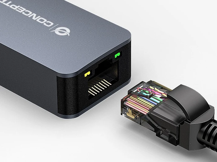 Conceptronic 2.5G-Ethernet-Adapter, USB-C 3.0 [Stecker]