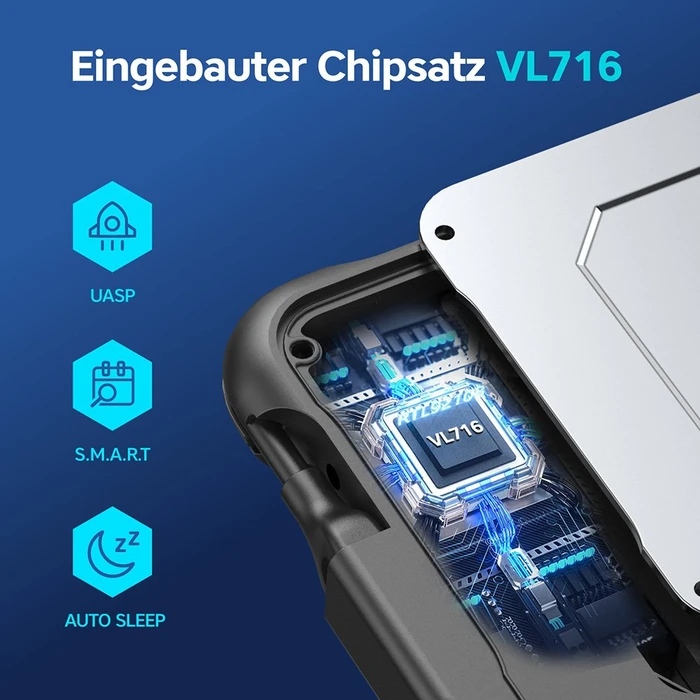 Graugear G-2502-C-10G, 2.5", USB-C 3.1