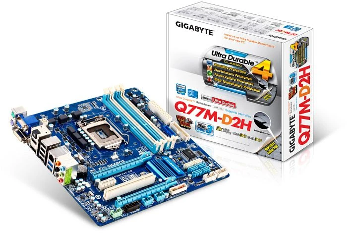 GIGABYTE GA-Q77M-D2H (Intel 1155)