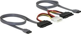 DeLOCK SATA All-in-One Kabel für zwei Festplatten (84239)