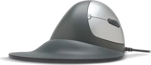 Goldtouch Semi-Vertical Mouse schwarz/silber, Rechtshänder, Medium, USB