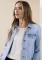 Street One Brusttaschen und Knöpfe Jeansjacke light blue washed (Damen) Vorschaubild