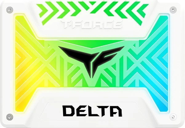 TeamGroup T-Force Delta RGB SSD weiß 500GB, 2.5" / SATA 6Gb/s