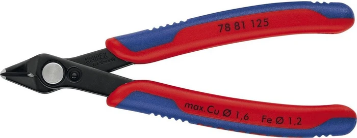 Knipex Electronic Super Knips Elektronik-Seitenschneider, 12.5cm