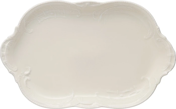 Rosenthal Sanssouci Elfenbein Milch-/Zucker-Tablett/Platte 29x18cm
