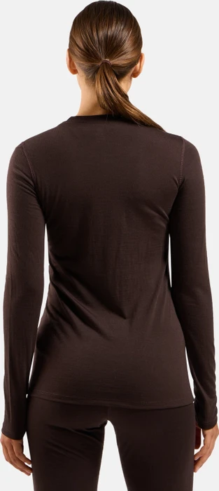 Odlo Natural Merino 160 Baselayer Funktionsshirt langarm fudge (Damen)