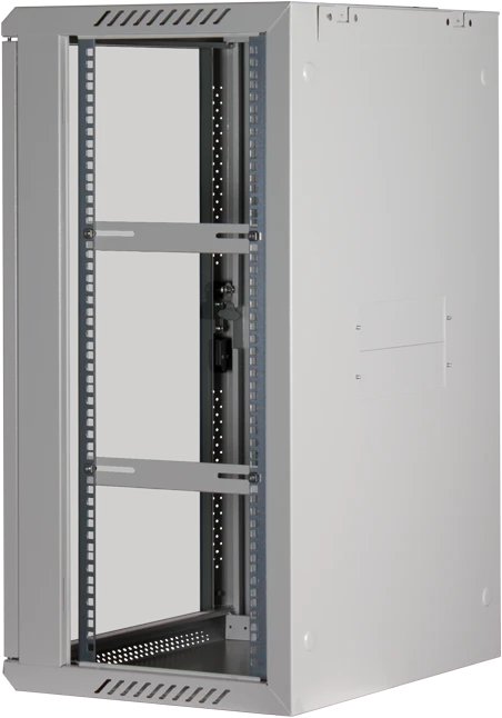 Rockstable 19" Wandschrank 18HE, Sicherheitsglastür, IP2X, weiß, 440mm tief