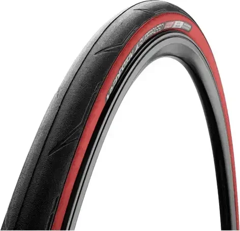Vredestein Superpasso 5-8bar 700x25C Reifen schwarz/rot