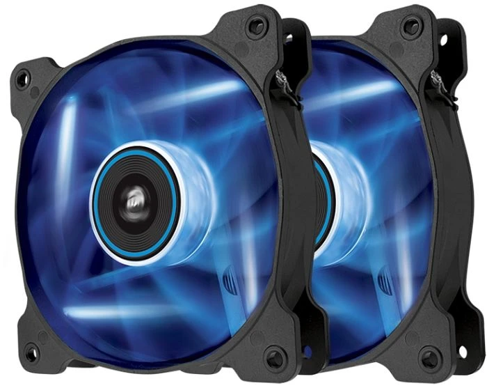 Corsair Air Series SP120 LED Blue High Static Pressure, 120mm, 2er-Pack