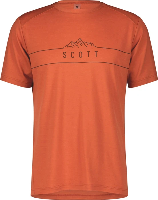 Scott Defined Merino Trikot kurzarm braze orange (Herren)