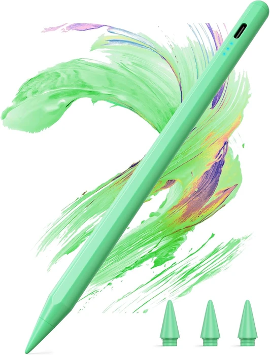 Kingone Stylus Pen Stift für iPad 2018-2026, grün, USB-C