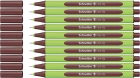 Schneider Line-Up Tintenroller (Mine) topaz brown/grün, 10er-Pack