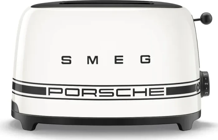 Smeg Porsche x SMEG TSF01PCWEU Toaster carrara white