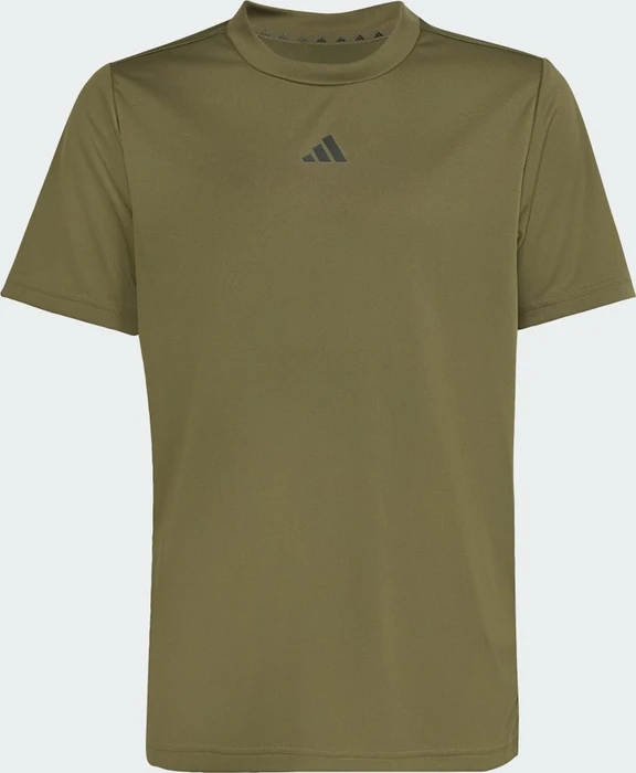 adidas Train Essentials Logo Regular Fit Funktionsshirt kurzarm olive strata/black (Junior)