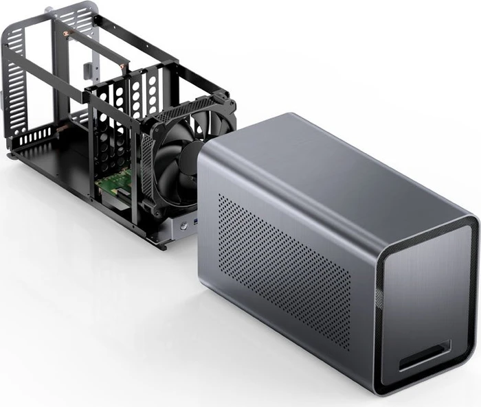 Jonsbo N1, grau, Mini-ITX