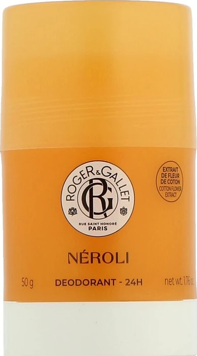 Roger & Gallet Néroli 24h Deodorant Stick, 50g