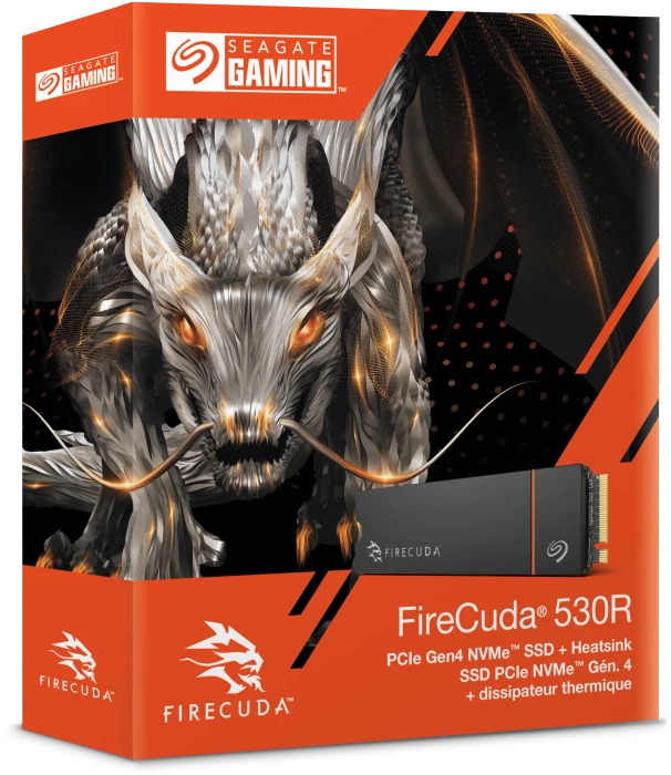 Seagate FireCuda 530R SSD +Rescue 2TB, M.2 2280 / M-Key / PCIe 4.0 x4, Kühlkörper