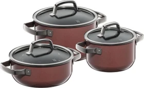 WMF Fusiontec Inspire Kochtopf-Set rose quartz, 3-tlg.