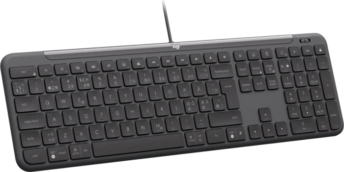 Logitech K620 Signature Slim Wired for Business, Graphite, USB, ND