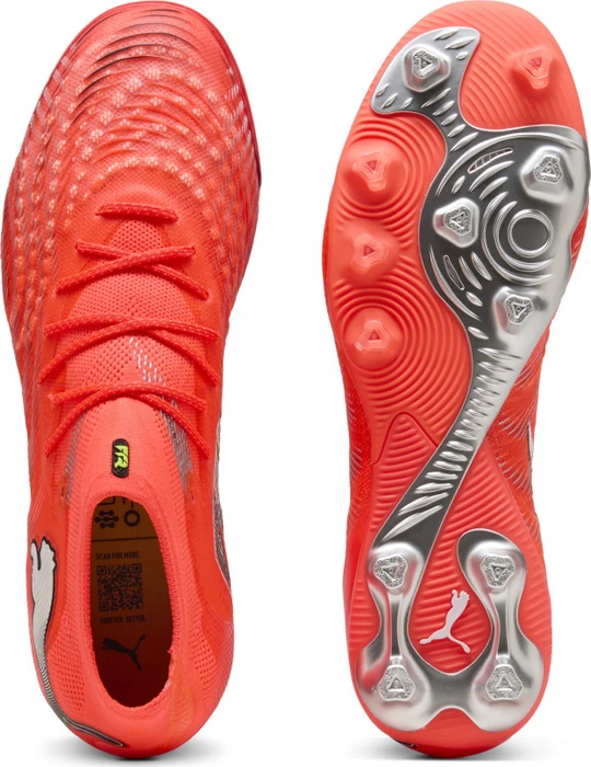 Puma Future 9 Ultimate AG glowing red/puma white/puma black/puma silver (Damen)
