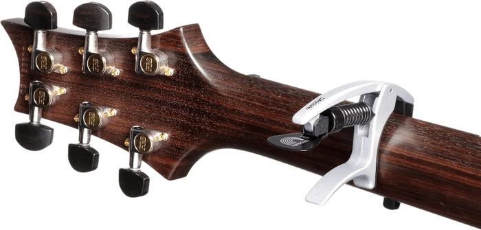D'Addario Tri-Action Capo Silver