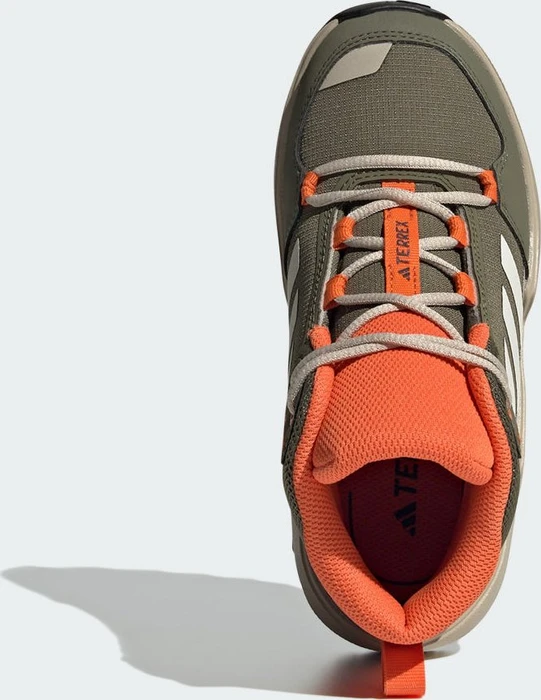 adidas Terrex AX4R Mid olive strata/wonder white/semi impact orange (Junior)