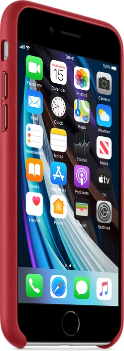 Apple Leder Case für iPhone SE (2020) (PRODUCT)RED
