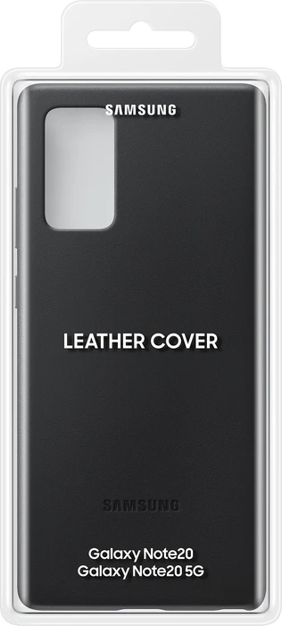 Samsung Leather Cover für Galaxy Note 20 black