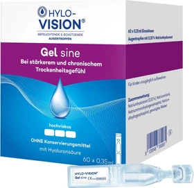 Hylo-Vision Gel Sine Augentropfen, 21ml (60x 0.35ml)
