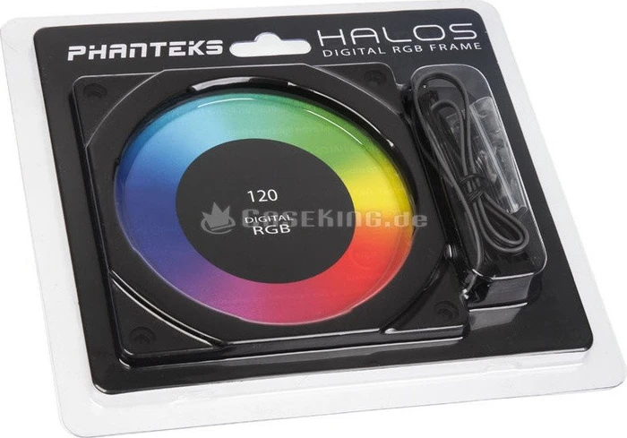 Phanteks Halos Digital RGB LED 120mm Rahmen, schwarz