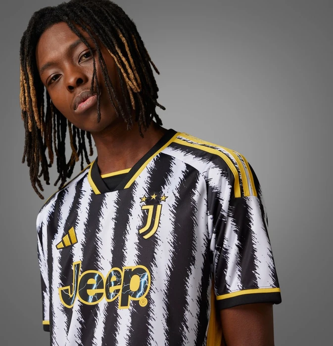 adidas Juventus Turin 2023/2024 Heimtrikot black/white (Herren)