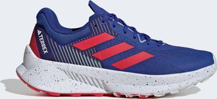 adidas Terrex Soulstride Flow dash grey/pure ruby/semi lucid blue (Herren)