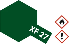 Tamiya Acrylic Paint XF-27 black green, 23ml