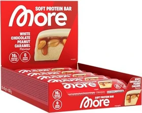 More Nutrition More Protein Bar White Chocolate/Peanut Caramel 500g (10x 50g)