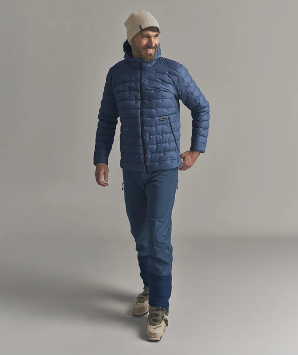 Ortovox Downwool 180 Hooded Funktionsjacke blue nunatak (Herren)
