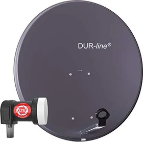 Dura-Sat MDA 80 hellgrau - 1 Teilnehmer Set