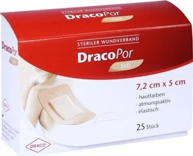 Dr. Ausbüttel DracoPor Soft steriler Wundverband hautfarben, 5 x 7.2cm, 25 Stück