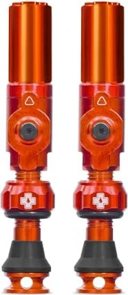 Muc-Off Big Bore Hybrid Tubeless-Ventil 30mm orange