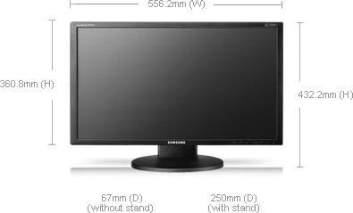 Samsung SyncMaster 2443BW, 24"