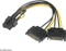 Akasa 2x 15-Pin SATA Strom auf 6/8-Pin PCIe, 150mm Vorschaubild