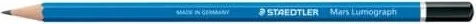 Staedtler Mars Lumograph 100 Bleistift H graphit, blau, 12er-Pack