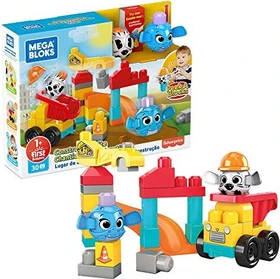 Mattel Mega Bloks Fisher-Price First Builders Guck-Guck Baustelle