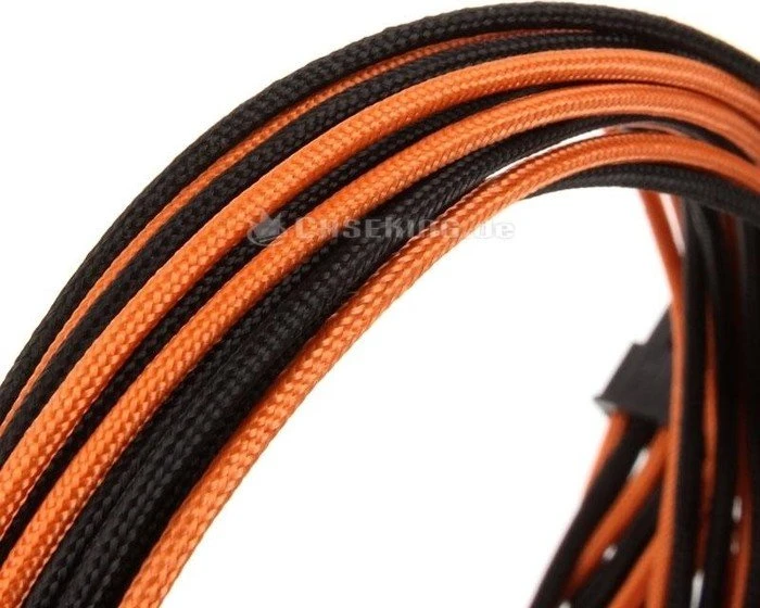 CableMod B-Series DPP ModFlex 10/11 Kabel Kit für Netzteile, schwarz/orange