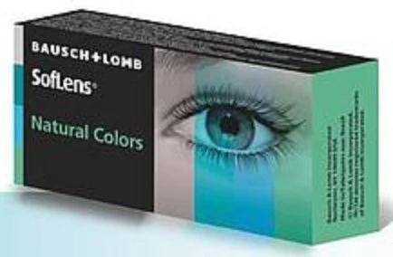 Bausch&Lomb SofLens Natural Colors Farblinse Aquamarine, 2 Stück