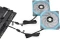 Thermaltake Tt Mod, PWM Fan 4 Pin Y-Cable, 3er-Pack, 4-Pin auf 2x 4-Pin Verteiler, sleeved, 1.1m, schwarz Vorschaubild